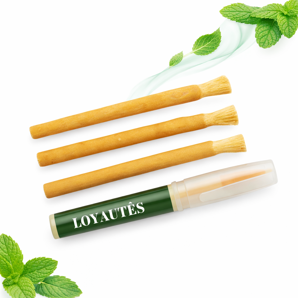 Miswak met Smaak — Mint, Citroen of Aardbei | Natuurlijke Tandenborstel | LOYAUTÉS